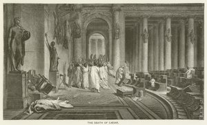 The Death of Caesar by after Jean Leon Gerome