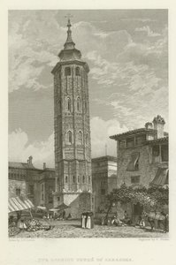 The Leaning Tower of Saragoza by after John Frederick Lewis