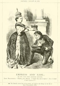 Empress and Earl; or, One Good Turn Deserves Another by after John Tenniel