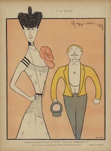 Balthy and Fordyce, Illustration for Le Rire