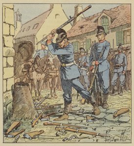 In the Suburb of Aydes, A Bavarian Non-Commissioned Officer Breaks the Chassepots