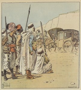 This car greatly astonished the Arabs by after Louis Charles Bombled