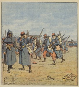 Retreat Battle by after Louis Charles Bombled