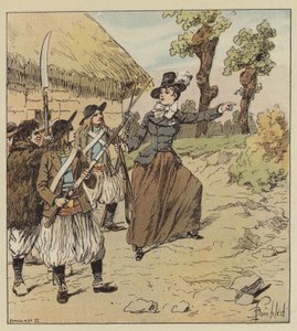 She had taken a very active part in the wars of the Vendée