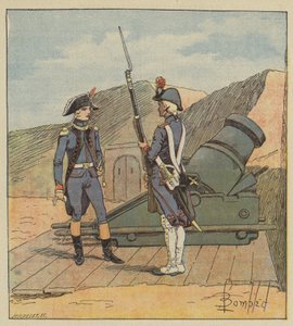 In 1787, Napoleon joined the La Fère regiment