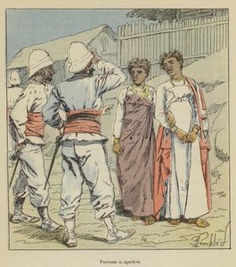 Malagasy Women by after Louis Charles Bombled