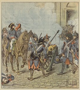Day of 13 Vendémiaire, Bonaparte has the sections of Saint-Roch shot by after Louis Charles Bombled