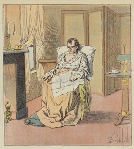 The Emperor Very Indisposed by after Louis Charles Bombled