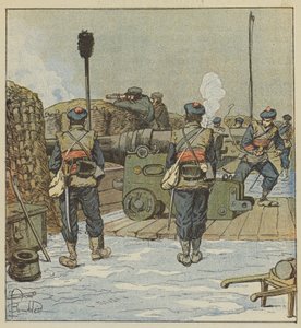 The Marine Battery of Chevilly by after Louis Charles Bombled