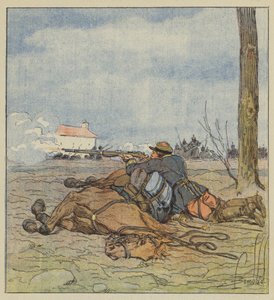 The Death of Colonel Girard by after Louis Charles Bombled