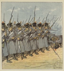 The valiant youth he commands compensates for everything by after Louis Charles Bombled