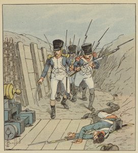 Captain de Chambure, the leader of this famous company, etc. by after Louis Charles Bombled