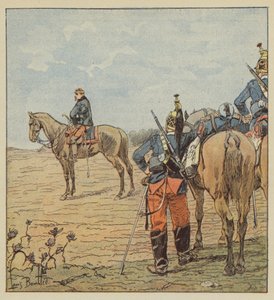 General Barry on the Eve of Coulmiers by after Louis Charles Bombled