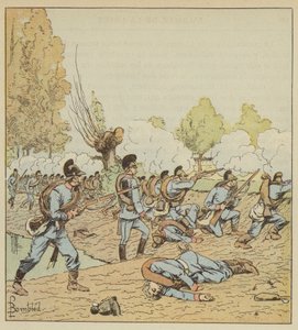 The Germans Attack the Park of the White Ladies by after Louis Charles Bombled