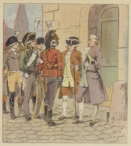We were thousands of all arms, all uniforms, all ranks by after Louis Charles Bombled