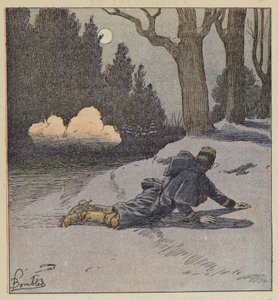 Surprise at Chambord, Lieutenant-Colonel Pinelli by after Louis Charles Bombled