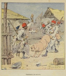 Sharpshooters Marauding by after Louis Charles Bombled