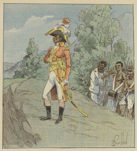 Toussaint was not a man without merit by after Louis Charles Bombled