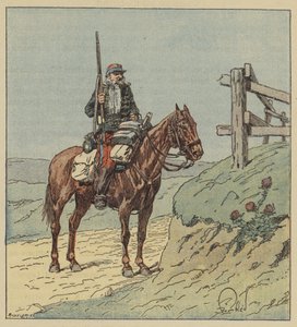 Vedette of the 6th Hussars by after Louis Charles Bombled