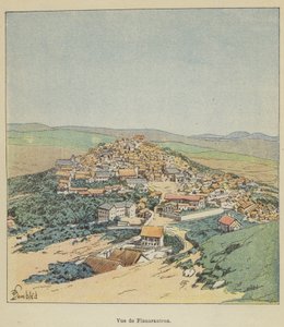 View of Fianarantsoa by after Louis Charles Bombled
