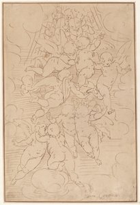 A Group of Angels in Glory