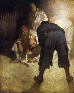 Illustration for Treasure Island by after Newell Convers Wyeth