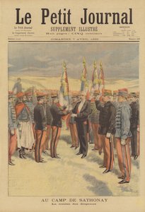 Military Ceremony at the Camp of Sathonay by after Oswaldo Tofani