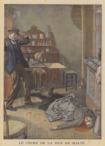 Murder of an Elderly Woman in the Rue de Malte, Paris by after Oswaldo Tofani