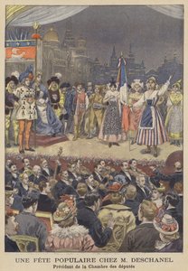 Popular gala hosted by Paul Deschanel, President of the French Chamber of Deputies