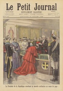 President Faure of France Placing the Cardinal