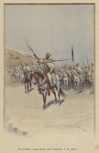 Si-Zerdout Approached, a Branch in His Hand by after Paris