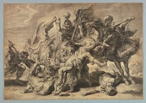 Great Lion Hunt by after Peter Paul Rubens