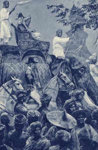 Singapore, the British Enter the Town, Surrendered by the Sultan of Johore in 1824 for a Sum of Money