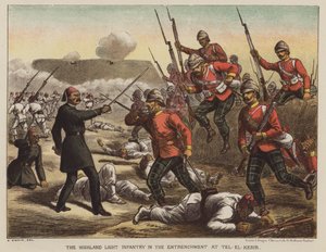 The Highland Light Infantry in the entrenchment at Tel-El-Kebir