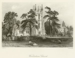 Windlesham Church by after Thomas Allom