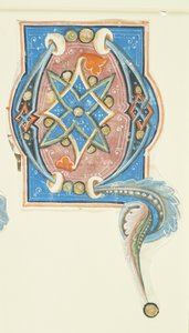 Ornamented Initial Q