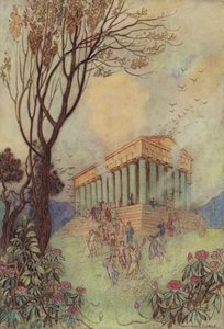 The Parliament of Birds by after Warwick Goble