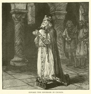 Edward the Confessor in Church by after William Henry Margetson