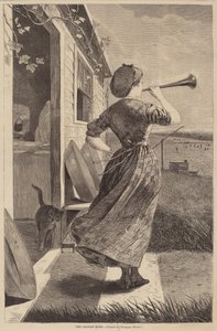 The Dinner Horn by after Winslow Homer