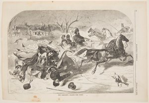 The Sleighing Season – The Upset by after Winslow Homer