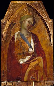 Saint Catherine of Alexandria by also Manfredi de Battilori Bartolo di Fredi