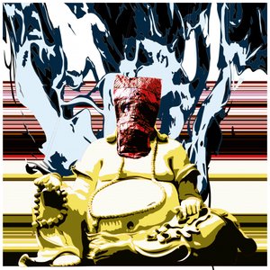 Abstract Meditating Buddha by andrea de ranieri