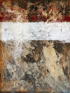 Earthy Textured Abstract by andrea de ranieri