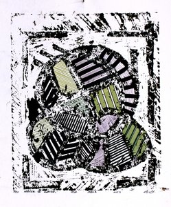 Striped Abstract Pattern by andrea de ranieri