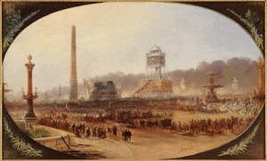 Funeral Ceremony on Place de la Concorde, in Honor of the Victims of the June Days 1848, July 6, 1848