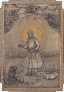 Portrait of the Aged Akbar by attributed to Govardhan