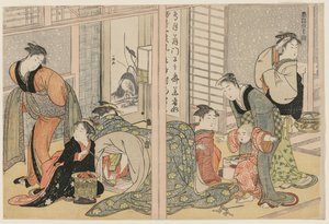 Elegant Pleasures of the Four Seasons by attributed to Kitagawa Utamaro