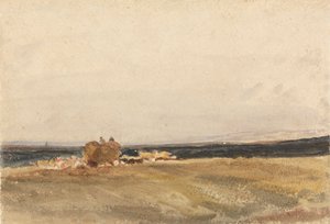 A Haywagon in an Open Landscape