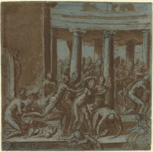 Massacre of the Innocents by called Bertoia Jacopo Zanguidi