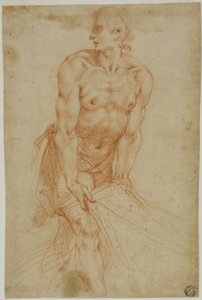 Man Tugging on Sheet: Study for the Entombment by called Cavaliere d